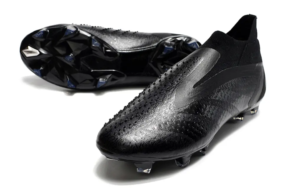 Adidas Predator Accuracy+ Laceless FG - Black/Midnight Shadow/Carbon Black