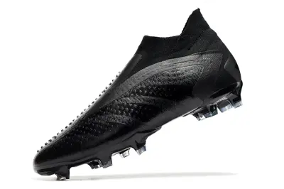 Adidas Predator Accuracy+ Laceless FG - Black/Midnight Shadow/Carbon Black