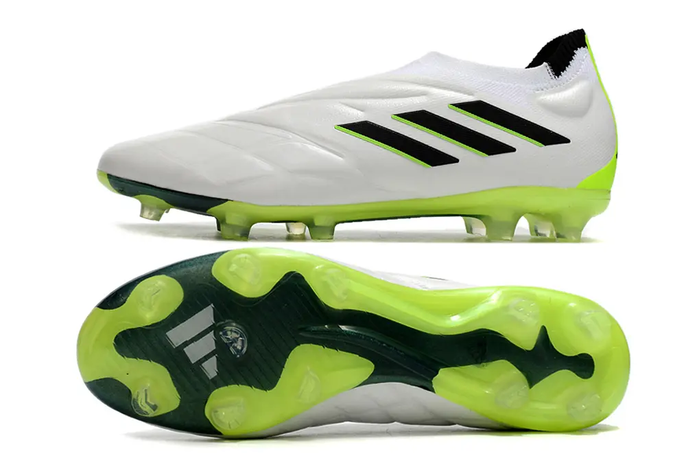 Adidas Copa Pure+ FG - White/Neon Green/Black