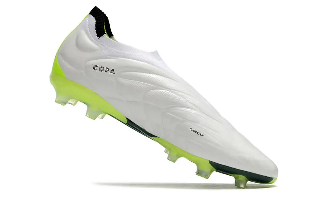 Adidas Copa Pure+ FG - White/Neon Green/Black