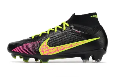 Nike Air Zoom Mercurial Superfly 9 Elite FG - Black/Electric Pink/Vibrant Green