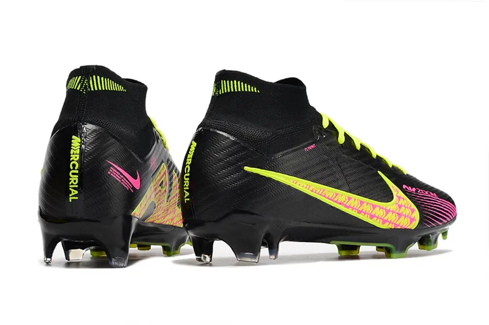 Nike Air Zoom Mercurial Superfly 9 Elite FG - Black/Electric Pink/Vibrant Green