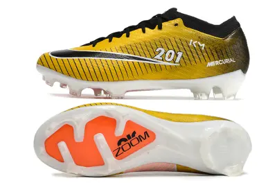 Mbappé x Nike Air Zoom Mercurial Vapor 15 Elite 201 FG - Yellow/Black/White
