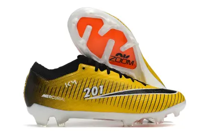 Mbappé x Nike Air Zoom Mercurial Vapor 15 Elite 201 FG - Yellow/Black/White
