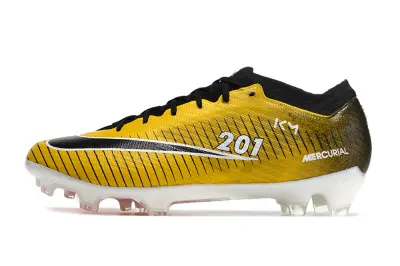Mbappé x Nike Air Zoom Mercurial Vapor 15 Elite 201 FG - Yellow/Black/White