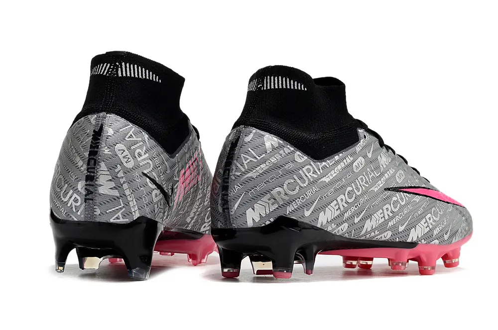 Nike Air Zoom Mercurial Superfly 9 Elite FG - Gray/Vibrant Pink/Black