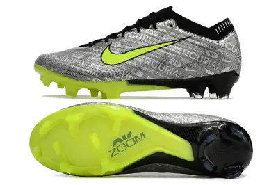 Nike Air Zoom Mercurial Vapor 15 Elite FG - Gray/Lime Green/Black