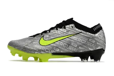 Nike Air Zoom Mercurial Vapor 15 Elite FG - Gray/Lime Green/Black