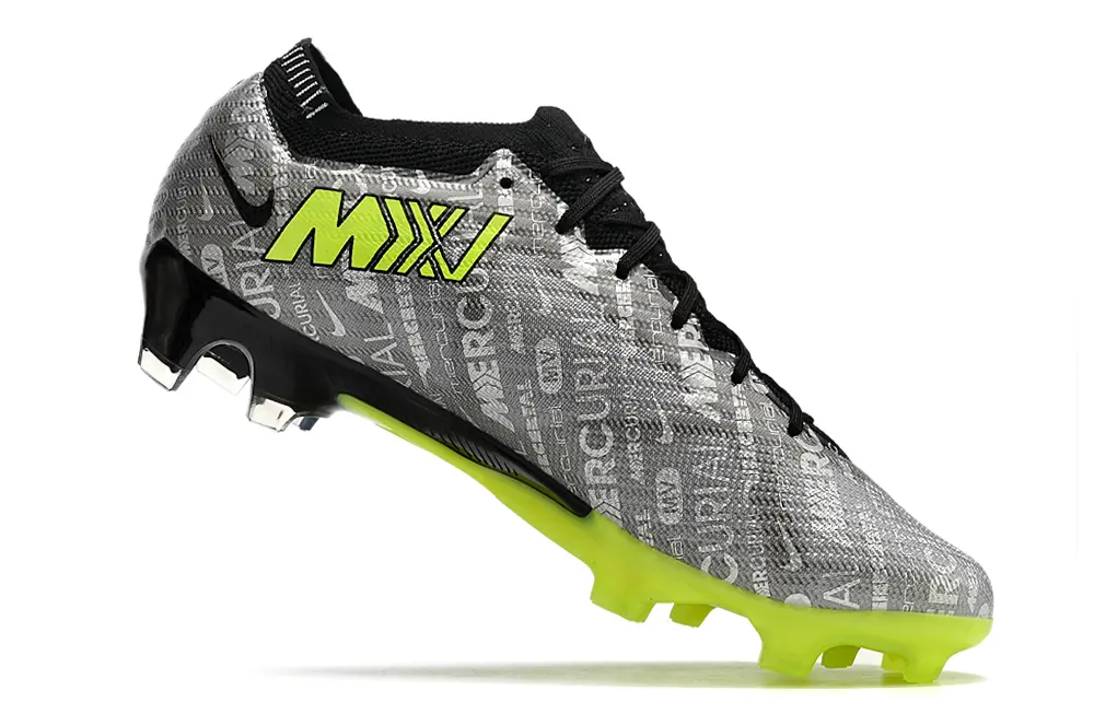 Nike Air Zoom Mercurial Vapor 15 Elite FG - Gray/Lime Green/Black