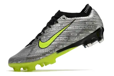 Nike Air Zoom Mercurial Vapor 15 Elite FG - Gray/Lime Green/Black