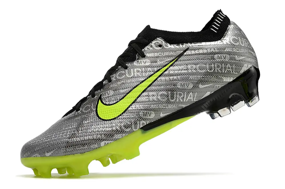 Nike Air Zoom Mercurial Vapor 15 Elite FG - Gray/Lime Green/Black