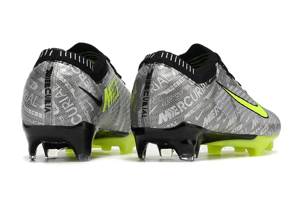 Nike Air Zoom Mercurial Vapor 15 Elite FG - Gray/Lime Green/Black