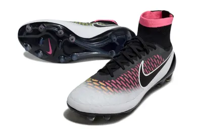 Nike Magista Obra AG Artificial Grass Soccer Cleats - White/Electric Pink/Black