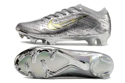 Nike Air Zoom Mercurial Vapor 15 Elite FG - Silver/Metallic Silver/Glossy Gold
