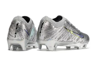 Nike Air Zoom Mercurial Vapor 15 Elite FG - Silver/Metallic Silver/Glossy Gold