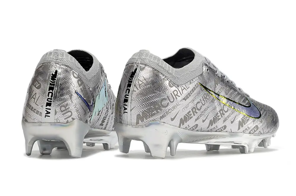 Nike Air Zoom Mercurial Vapor 15 Elite FG - Silver/Metallic Silver/Glossy Gold