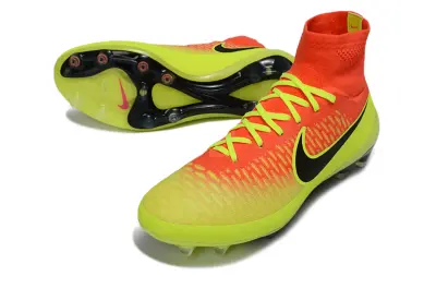 Nike Magista Obra FG Firm Ground Soccer Cleats - Yellow/Neon Orange/Black