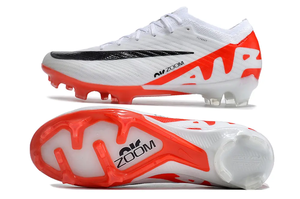 Nike Air Zoom Mercurial Vapor 15 Elite FG - White/Bright Red/Black