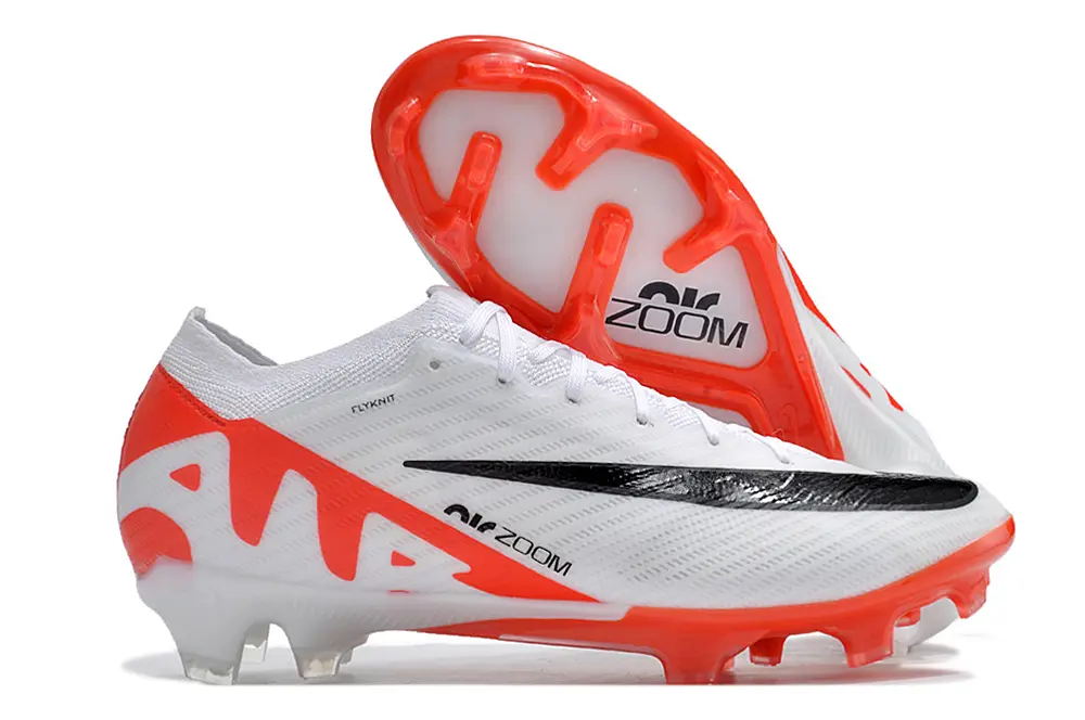 Nike Air Zoom Mercurial Vapor 15 Elite FG - White/Bright Red/Black