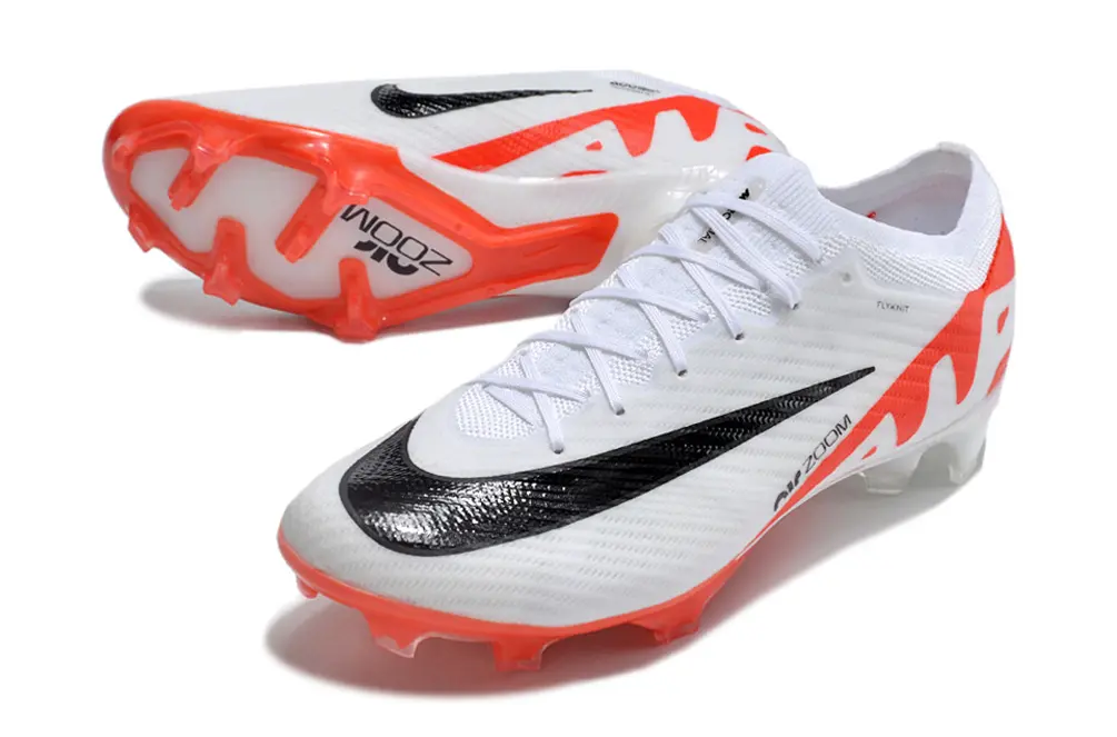 Nike Air Zoom Mercurial Vapor 15 Elite FG - White/Bright Red/Black