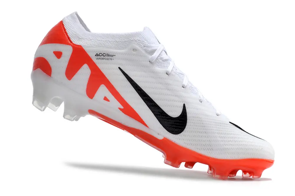 Nike Air Zoom Mercurial Vapor 15 Elite FG - White/Bright Red/Black