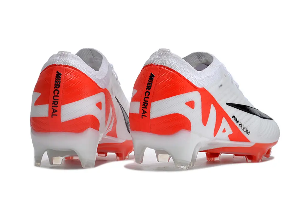 Nike Air Zoom Mercurial Vapor 15 Elite FG - White/Bright Red/Black