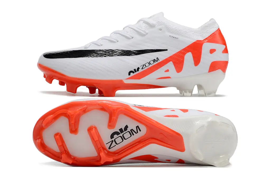 Nike Air Zoom Mercurial Vapor 15 Elite FG - White/Bright Orange/Black