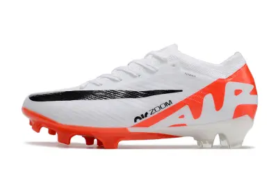 Nike Air Zoom Mercurial Vapor 15 Elite FG - White/Bright Orange/Black