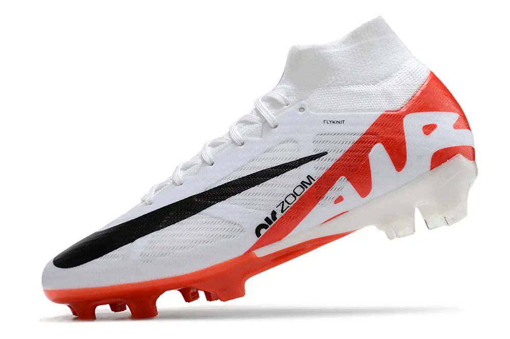 Nike Air Zoom Mercurial Superfly 9 Elite FG - White/Bright Red/Black
