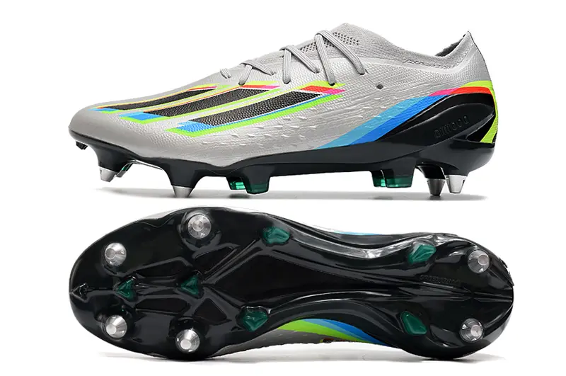 Adidas X Speedportal.1 SG - Gray/Neon Yellow/Blue