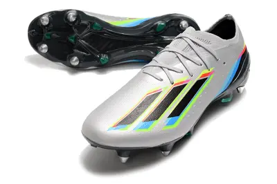 Adidas X Speedportal.1 SG - Gray/Neon Yellow/Blue