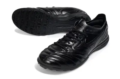 Mizuno Morelia Neo 4 TF Astro Turf Soccer Shoes - Black/Midnight Black/Ebon Shadow