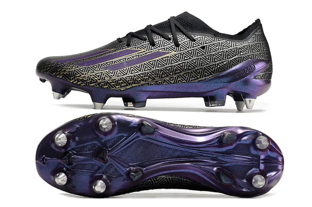 Adidas X Speedportal.1 SG - Black/Violet Shine/Gold Patterns