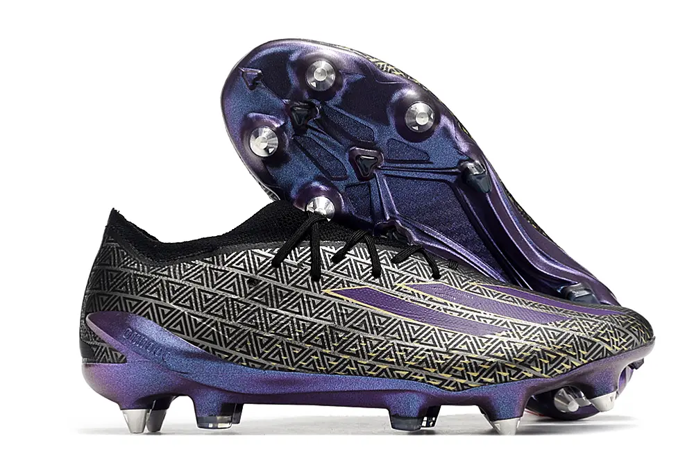 Adidas X Speedportal.1 SG - Black/Violet Shine/Gold Patterns