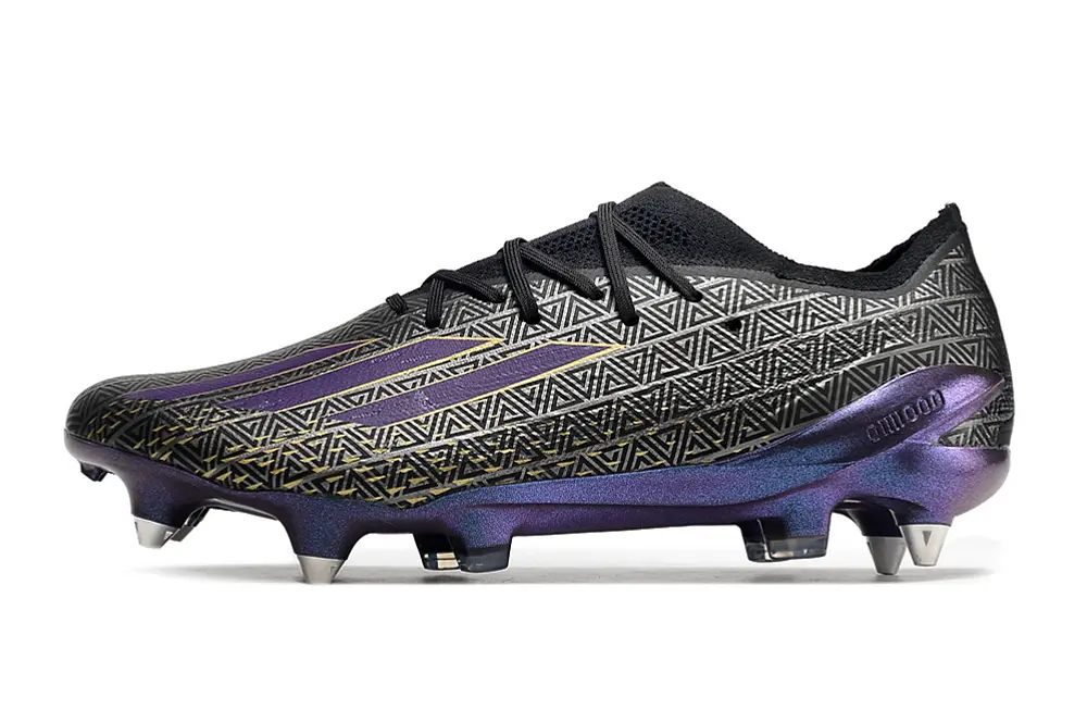 Adidas X Speedportal.1 SG - Black/Violet Shine/Gold Patterns