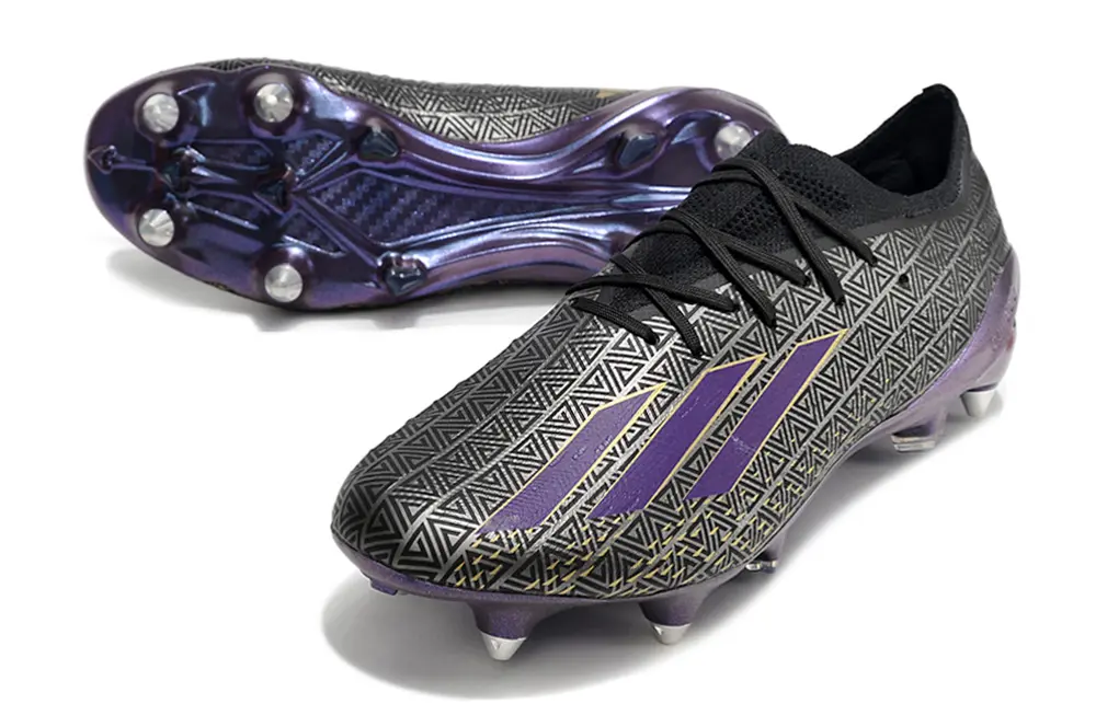 Adidas X Speedportal.1 SG - Black/Violet Shine/Gold Patterns