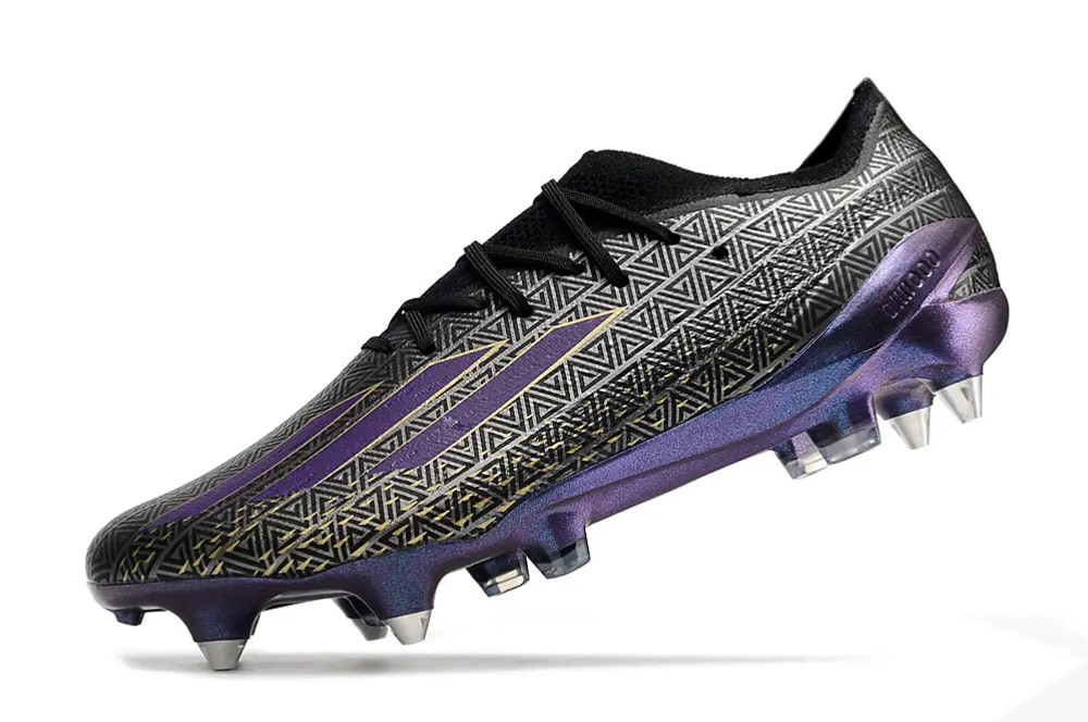 Adidas X Speedportal.1 SG - Black/Violet Shine/Gold Patterns