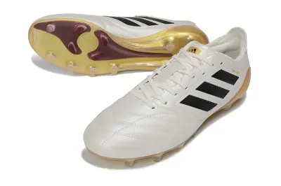 Adidas Copa Icon 2 AG Artificial Grass Soccer Cleats - White/Classic Black/Gold