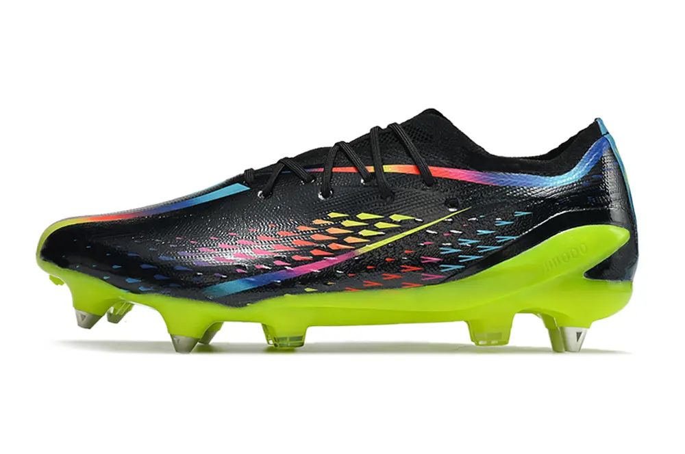 Adidas X Speedportal.1 SG - Black/Electric Green/Neon Multi