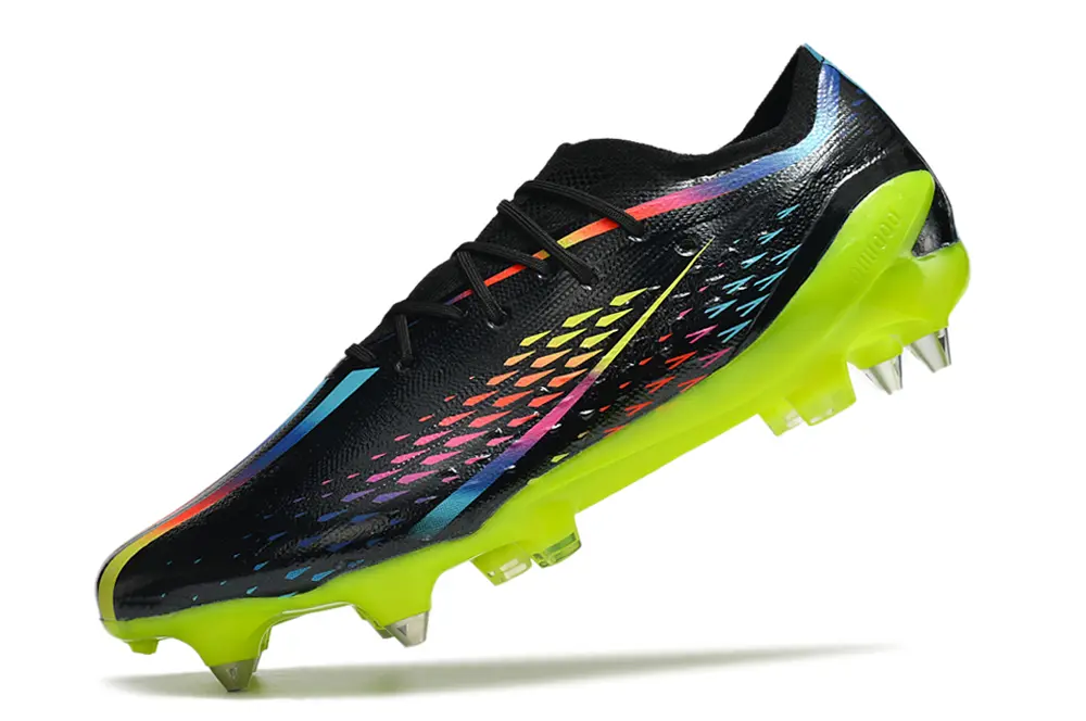 Adidas X Speedportal.1 SG - Black/Electric Green/Neon Multi