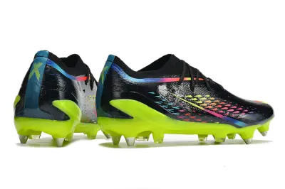 Adidas X Speedportal.1 SG - Black/Electric Green/Neon Multi