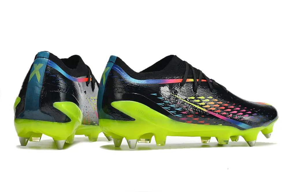 Adidas X Speedportal.1 SG - Black/Electric Green/Neon Multi