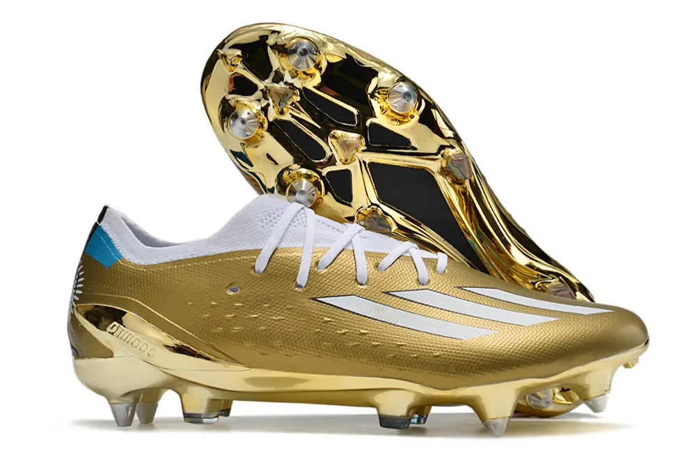 Messi x Adidas X Speedportal.1 SG - Gold/Metallic Gold/White