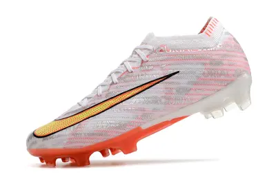 Nike Air Zoom Mercurial Vapor 15 Elite FG - White/Electric Orange/Neon Yellow