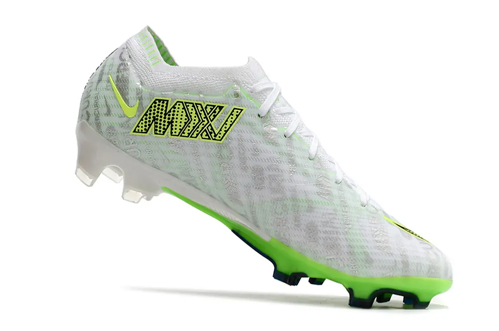 Nike Air Zoom Mercurial Vapor 15 Elite FG - White/Neon Green/Black