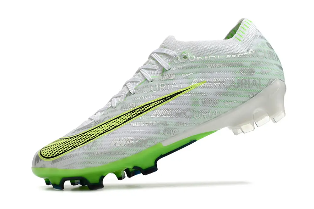 Nike Air Zoom Mercurial Vapor 15 Elite FG - White/Neon Green/Black