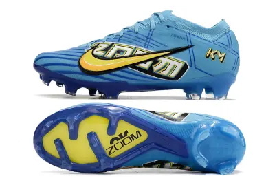 Mbappé x Nike Air Zoom Mercurial Vapor 15 Elite FG - Blue/Sky Blue/Yellow Flash