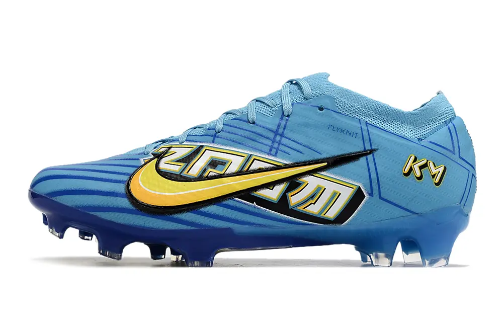 Mbappé x Nike Air Zoom Mercurial Vapor 15 Elite FG - Blue/Sky Blue/Yellow Flash