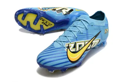 Mbappé x Nike Air Zoom Mercurial Vapor 15 Elite FG - Blue/Sky Blue/Yellow Flash