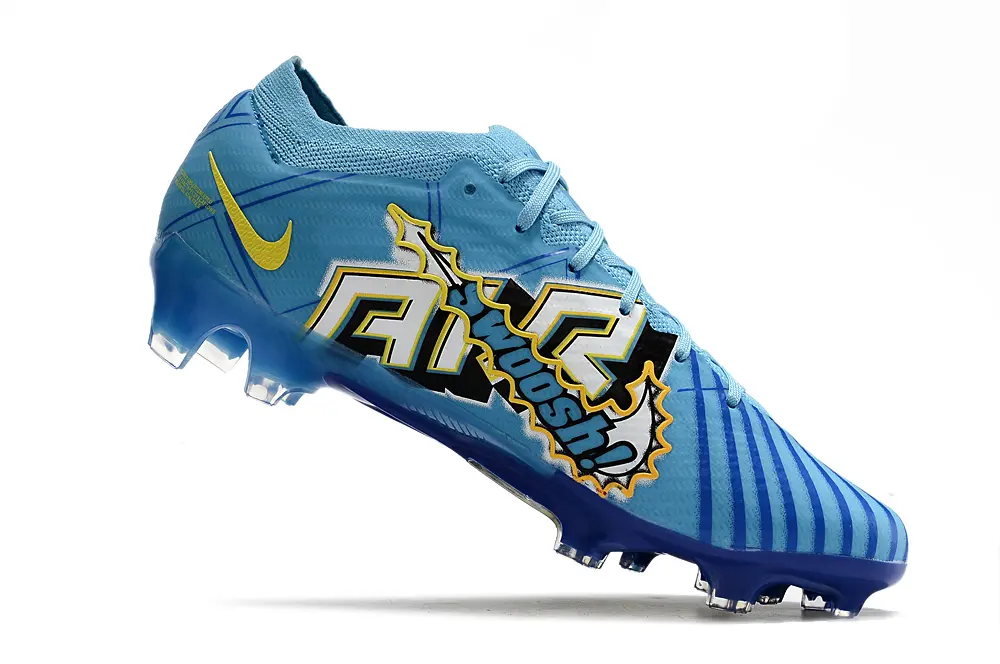 Mbappé x Nike Air Zoom Mercurial Vapor 15 Elite FG - Blue/Sky Blue/Yellow Flash